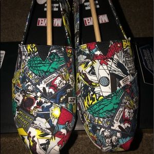 Marvel womens 7 NWT TOMS SHOES